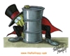 Oil is almost $80 a barrel, it's better sucking oil than blood!