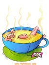 Man in Chamomile Tea