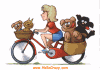 Biking...