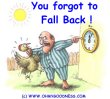 You forgot to fall back!