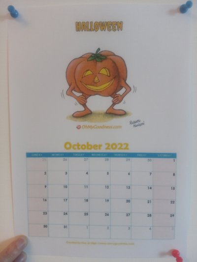 Calendario de pared