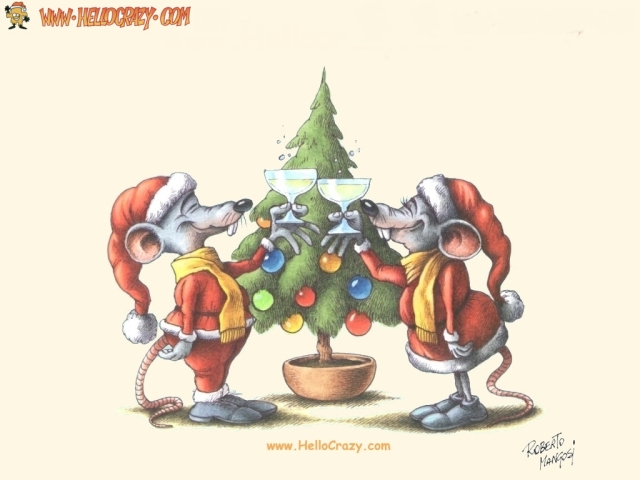 Mice Merry Christmas (640x480)