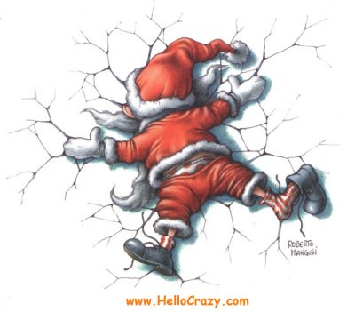 Smashed Santa...