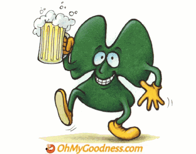 : Happy Paddy's Day from the Dancing Shamrock