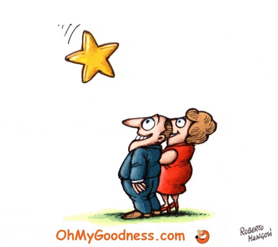 : shooting stars bring good luck...