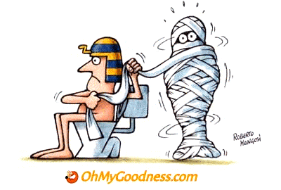 Papel higiénico egipcio tarjeta virtuale | Tarjetas divertidas animadas -  gratis | OhMyGoodness tarjetas virtuales
