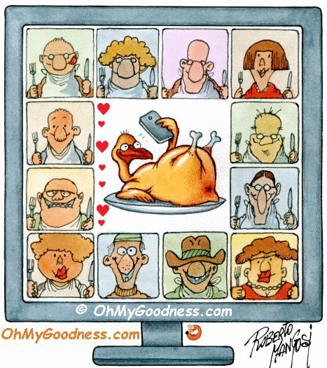 Virtual Thanksgiving Dinner... ecard | Funny eCards | OhMyGoodness ecards
