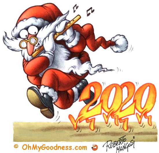 Santa Claus, please take away the 2020!