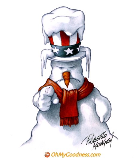 Frozen Uncle Sam