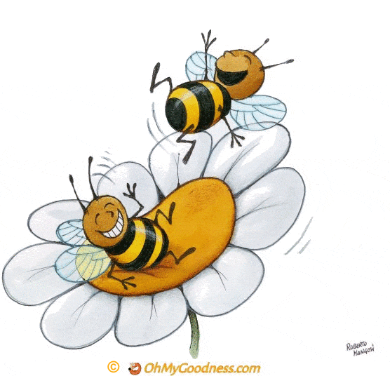 : Abejas felices
