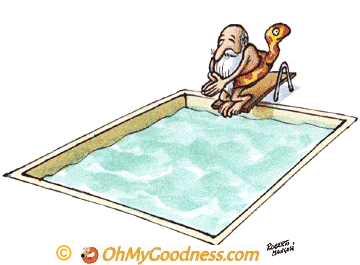 : Moiss en la piscina