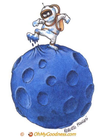 : It's a blue moon, all right!