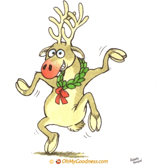 Merry Christmas from Rudolph! ecard | Funny eCards | OhMyGoodness ecards