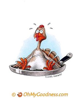 : Happy Turkey Day, but not happy turkey