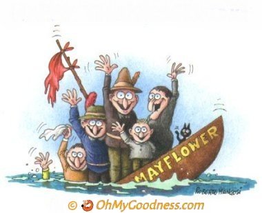 Buon Ringraziamento dalla Mayflower