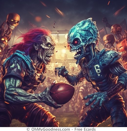 Il football di Halloween