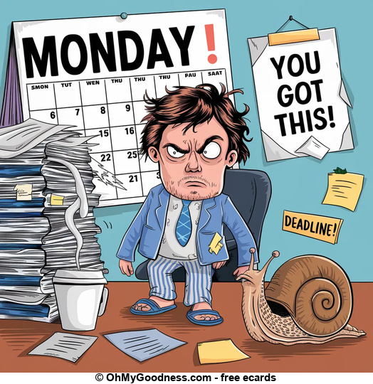 Courage, it's Monday!