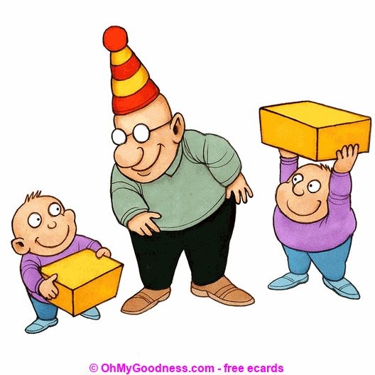 All our gifts can't match you, Dad!