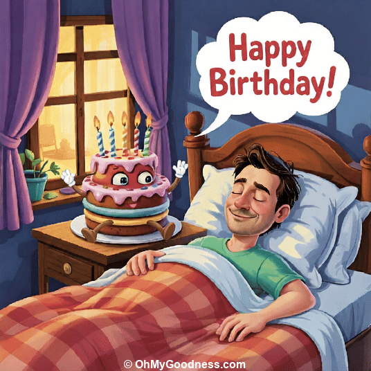 Good morning, wishing you a joyful birthday!