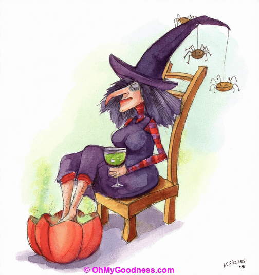 Pediluvio di Halloween