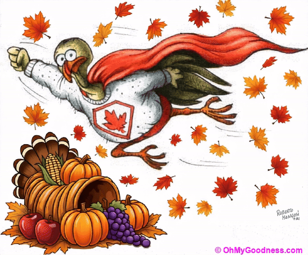 Felice Giorno del Ringraziamento, Canada!