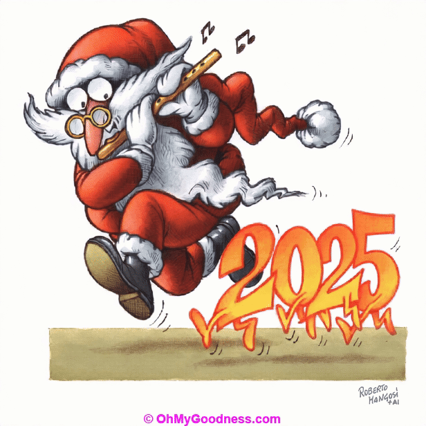 Santa trae la Navidad 2025 a ritmo di flauto.