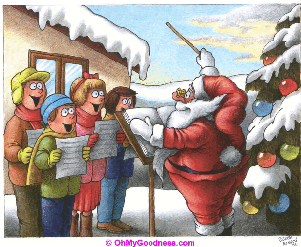 El coro de Pap� Noel te desea Feliz Navidad y pr�spero A�o Nuevo