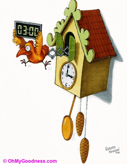 Wake up at 2:00am and set clocks ahead 1 hour!