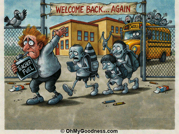 Sad return to school