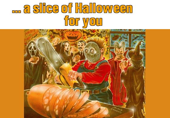 : Halloween slices