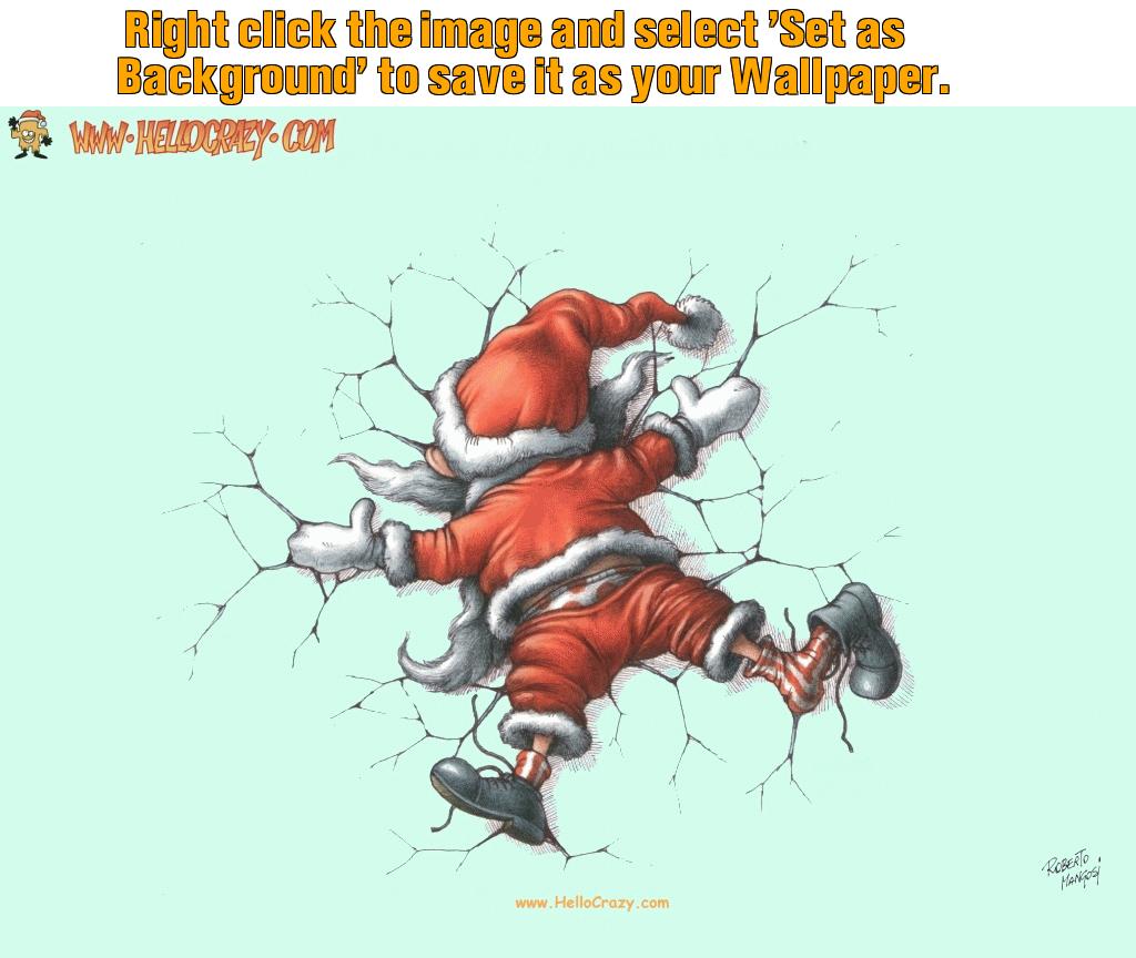 : Smashed Santa Claus (1024x768)