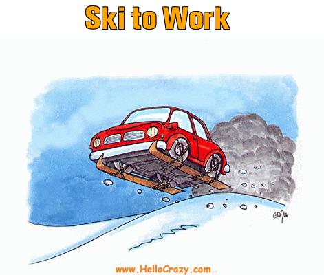 : Ski to Work