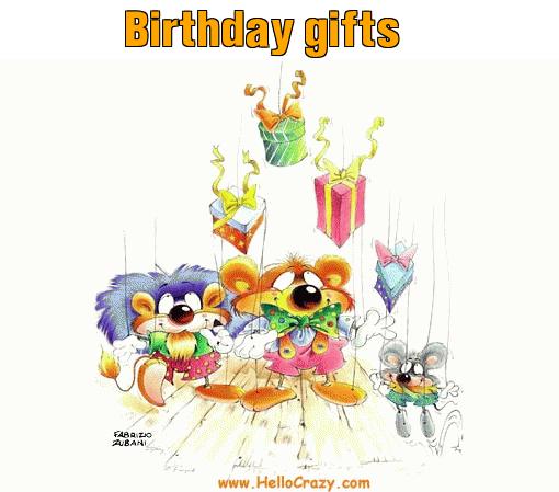: Birthday gifts