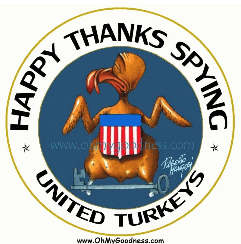 : Happy Thanks Spying