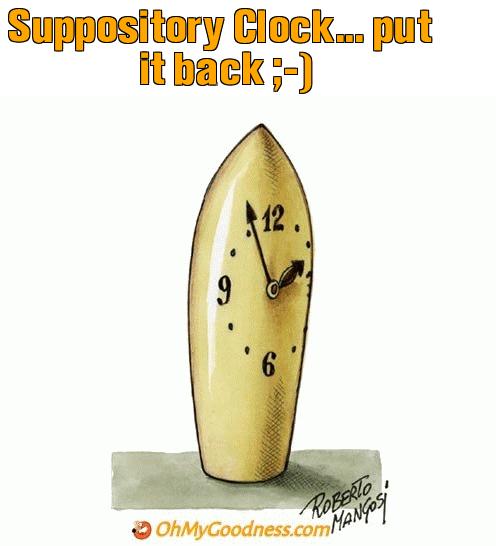 : Suppository Clock