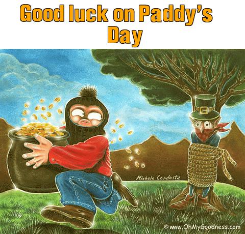 : Good luck on Paddy's Day