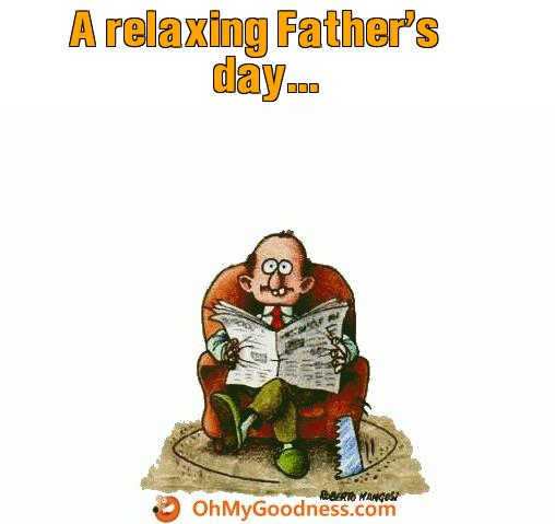 : A relaxing Father's day...