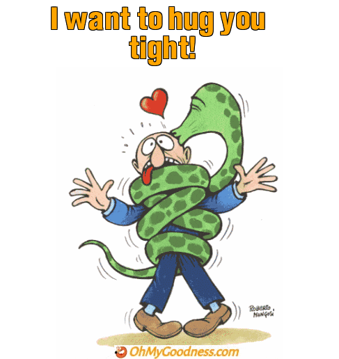 : I want to hug you tight!