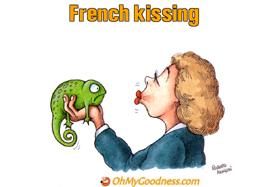 : French kissing