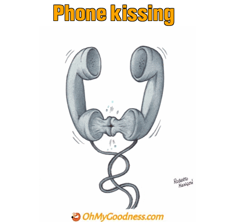: Phone kisses