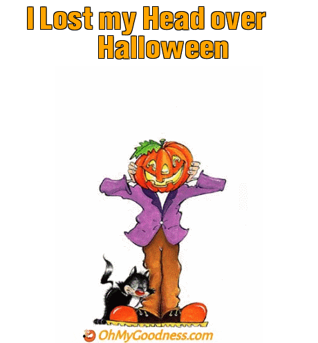 : I Lost my Head over Halloween