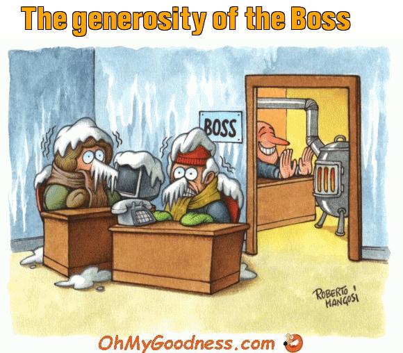 : The generosity of the Boss