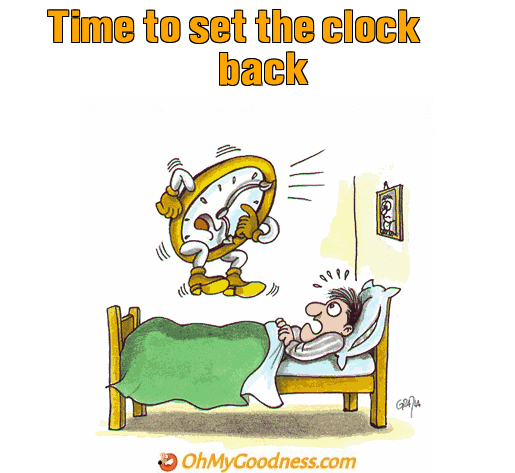 : Time to set the clock back