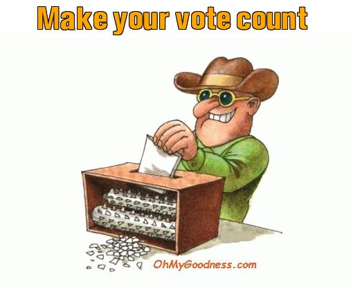 : Make your vote count