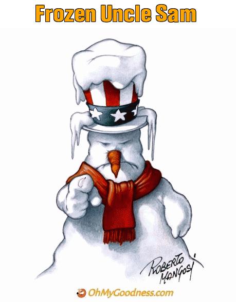 : Frozen Uncle Sam