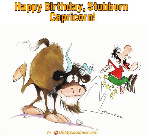 : Happy Birthday, Stubborn Capricorn!