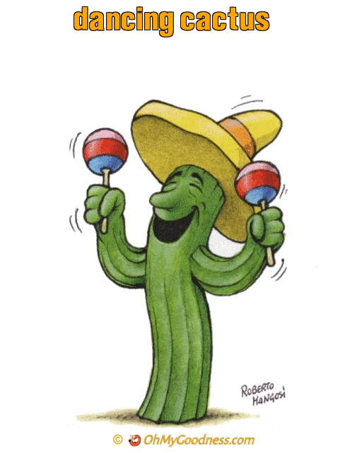 : dancing cactus