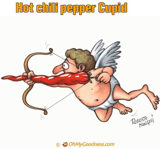 : Hot chili pepper Cupid