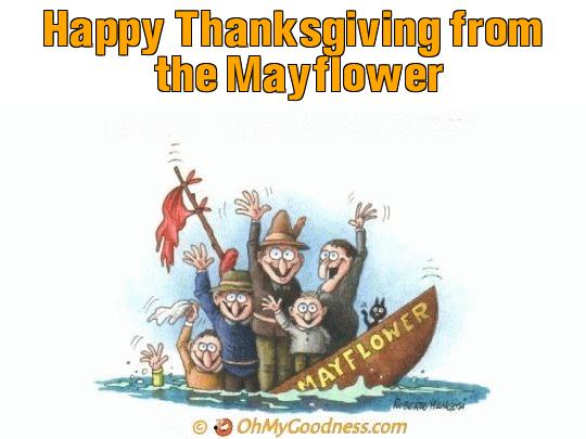 : Happy Thanksgiving from the Mayflower