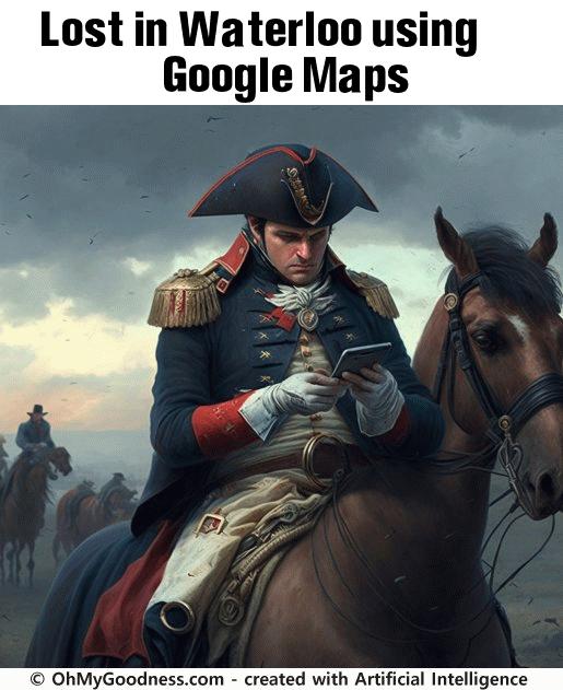 : Lost in Waterloo using Google Maps